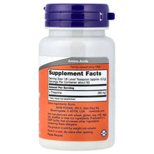 Supplement facts label on supplement powder bottle with back panel details