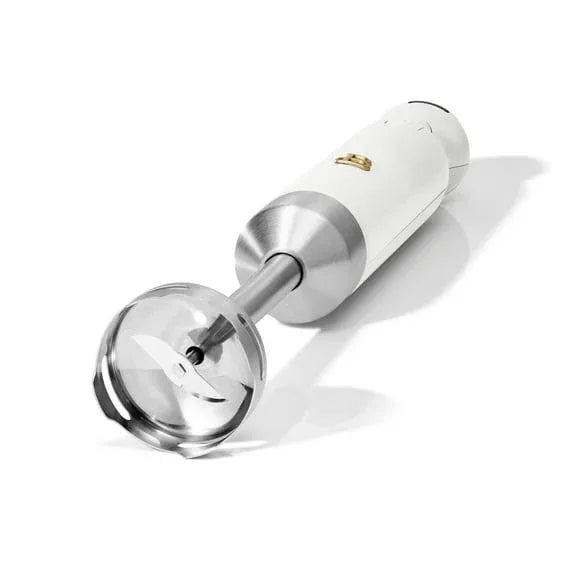 Beautiful Cordless Immersion Blender with Chopper, Whisk & Measuring Cup, White Icing by Drew Barrymore - USA MEGA SHOP