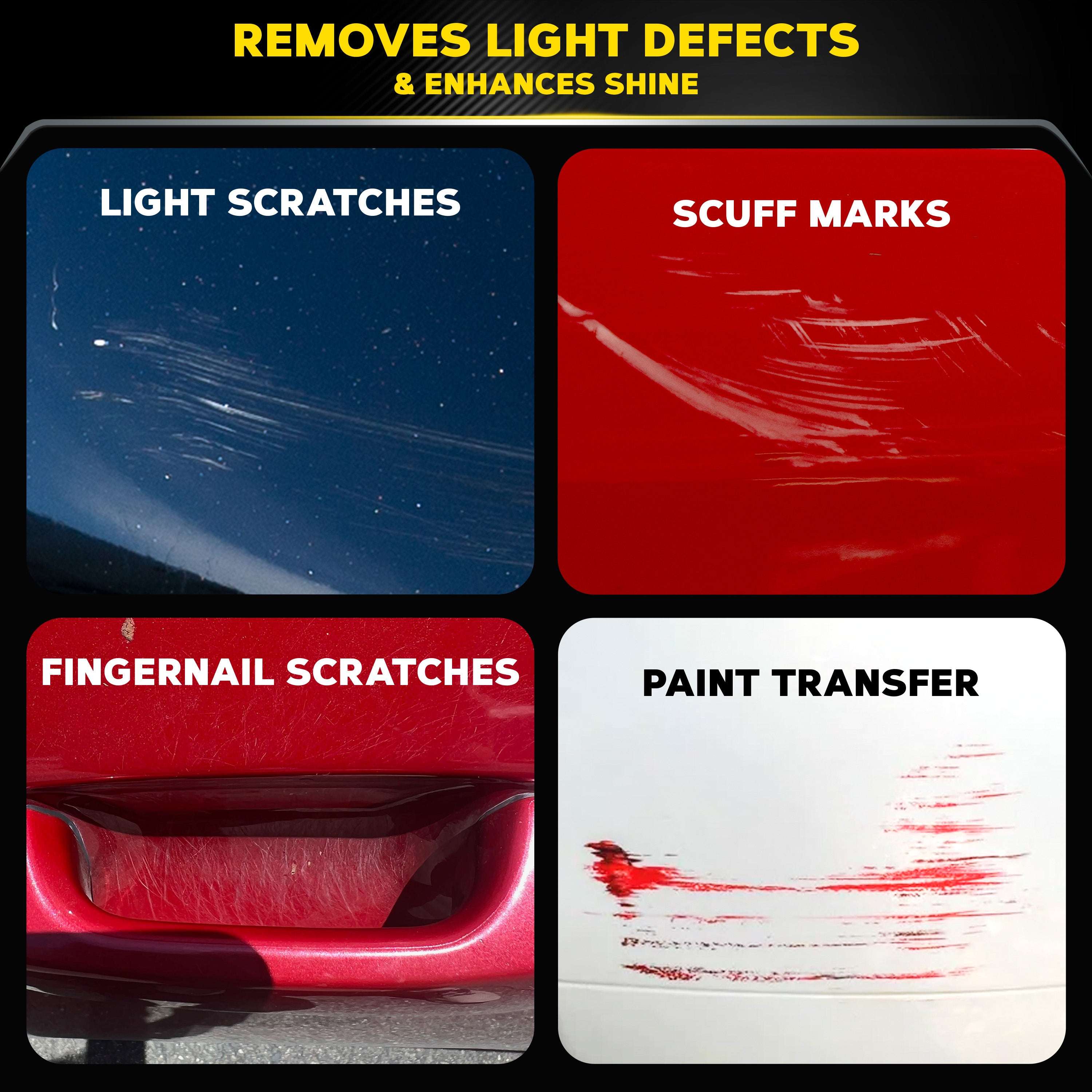 Meguiar's Quik Scratch Eraser Kit, Car Care Kit with ScratchX, Drill-Mounted Pad, and Microfiber Towel, Multi-color