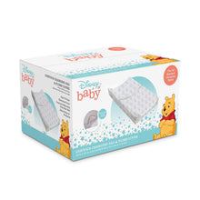 Boxed Disney baby contoured changing pad with plush cover and waterproof outer layer