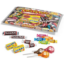 Assorted candy pack lying flat with Child's Play label and variety mix