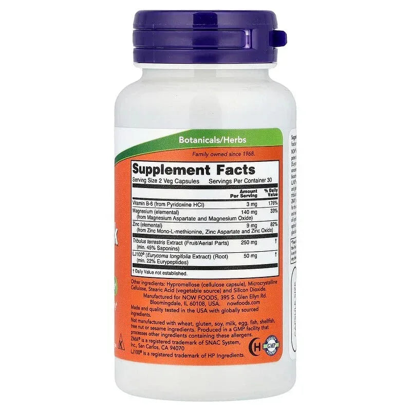 NOW Foods, TestoJack, Veg Capsules