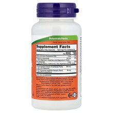 NOW TestoJack 100 supplement facts label on back of veg capsule bottle