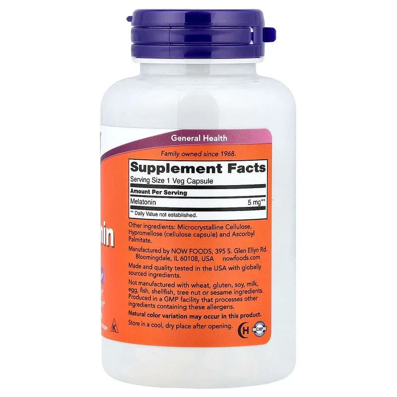 NOW Foods, Melatonin - USA MEGA SHOP