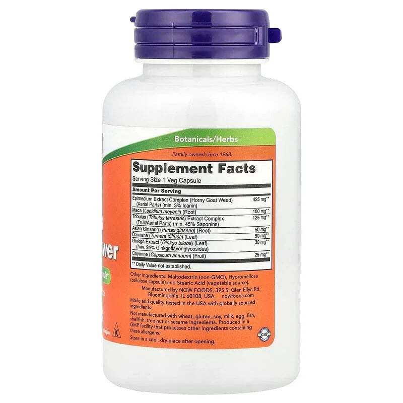 NOW Foods, Men's Virility Power , 60 Veg Capsules