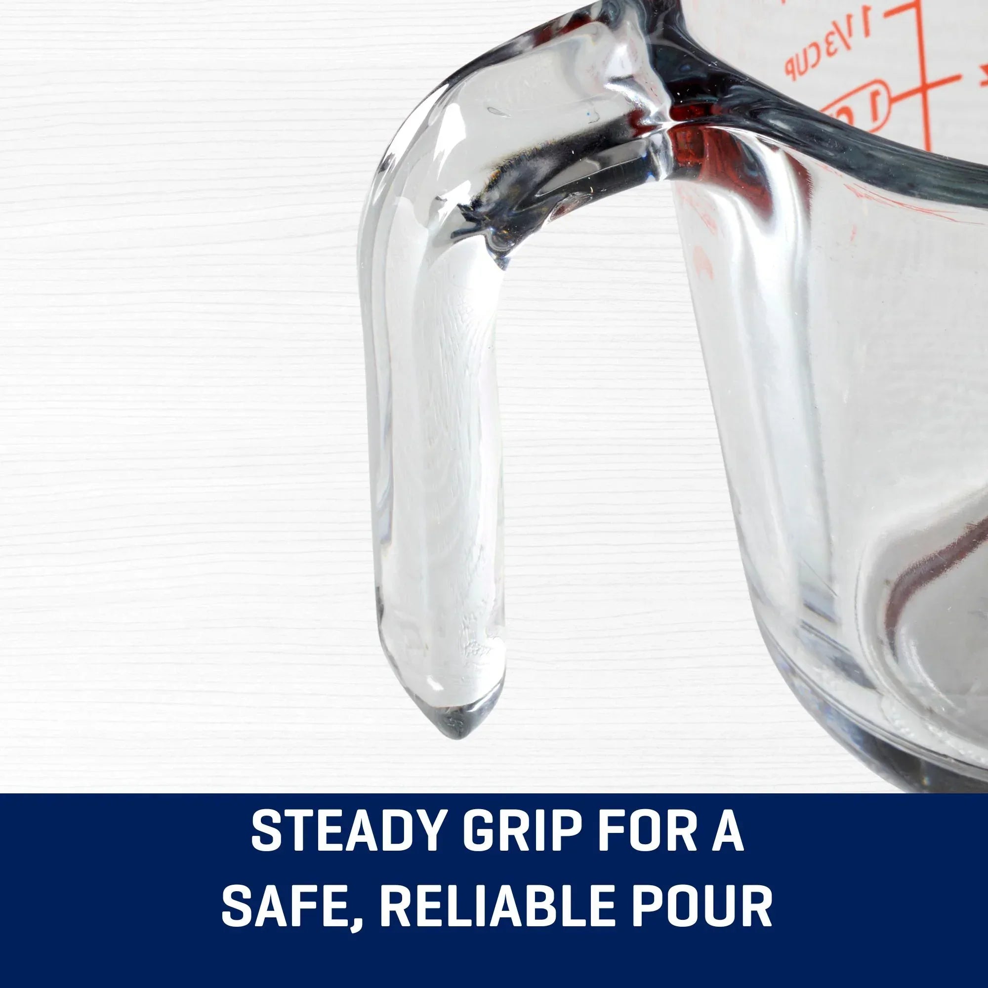 Anchor Hocking 1-Cup Glass Measuring Cup with Easy-Grip Handle and Spout