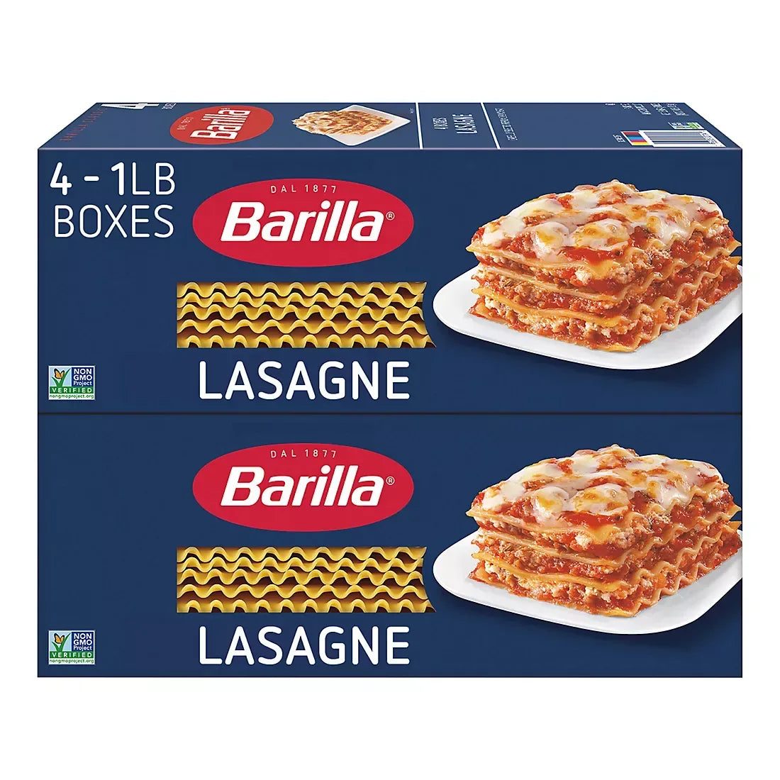 Barilla Wavy Lasagne, 4 pk./1 lb. - USA MEGA SHOP