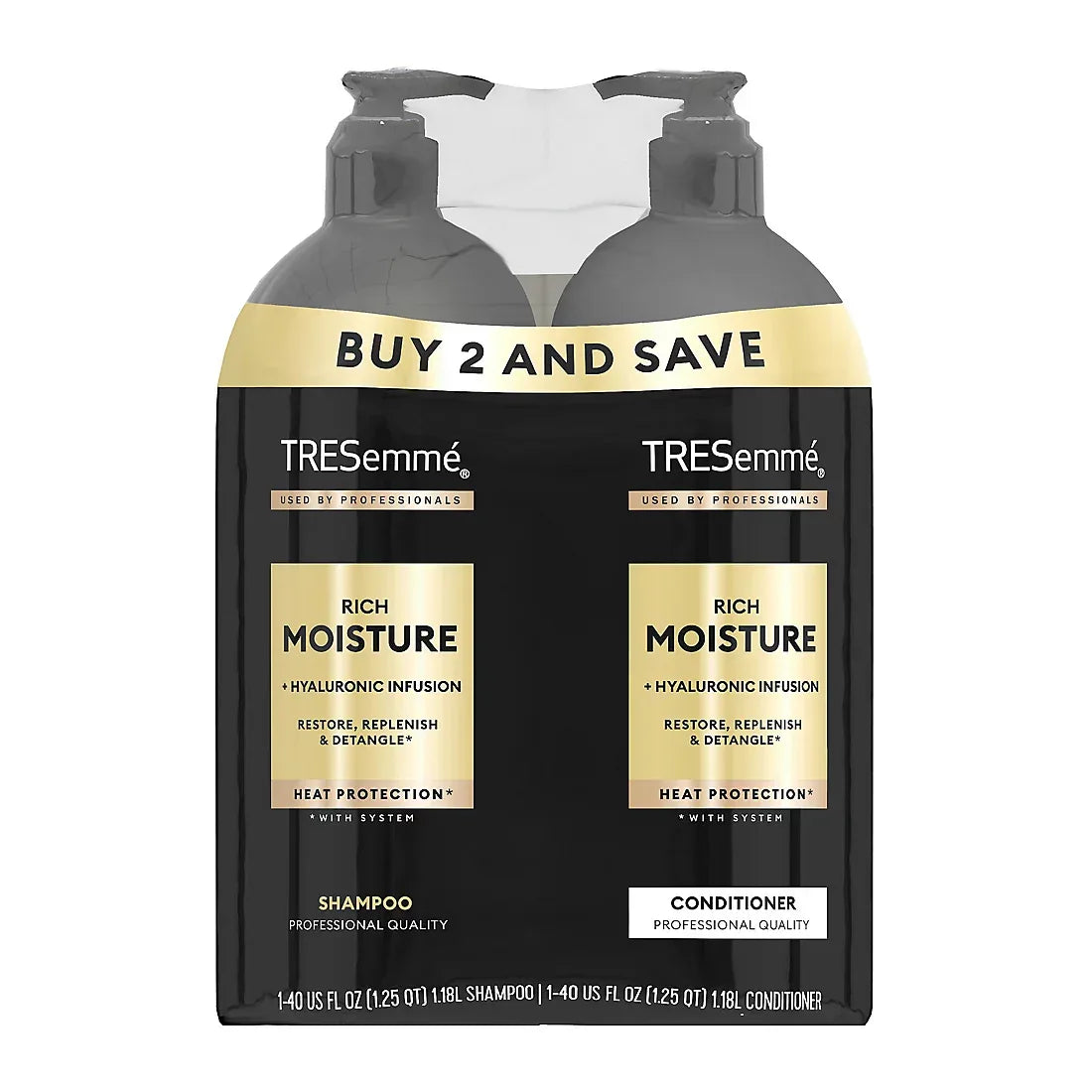 TRESemme Moisture Rich Shampoo and Conditioner, 2 ct./40 oz. - USA MEGA SHOP