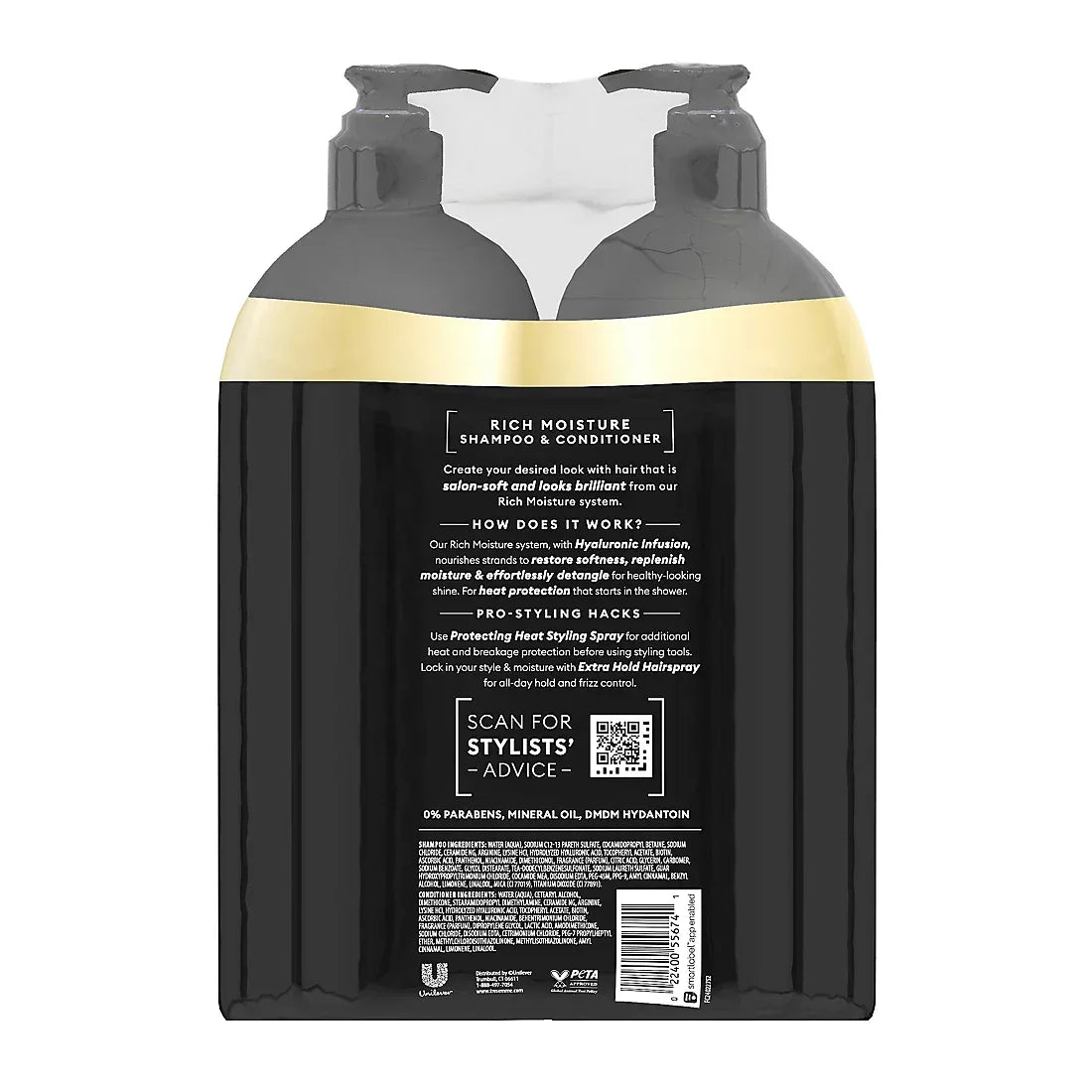 TRESemme Moisture Rich Shampoo and Conditioner, 2 ct./40 oz. - USA MEGA SHOP