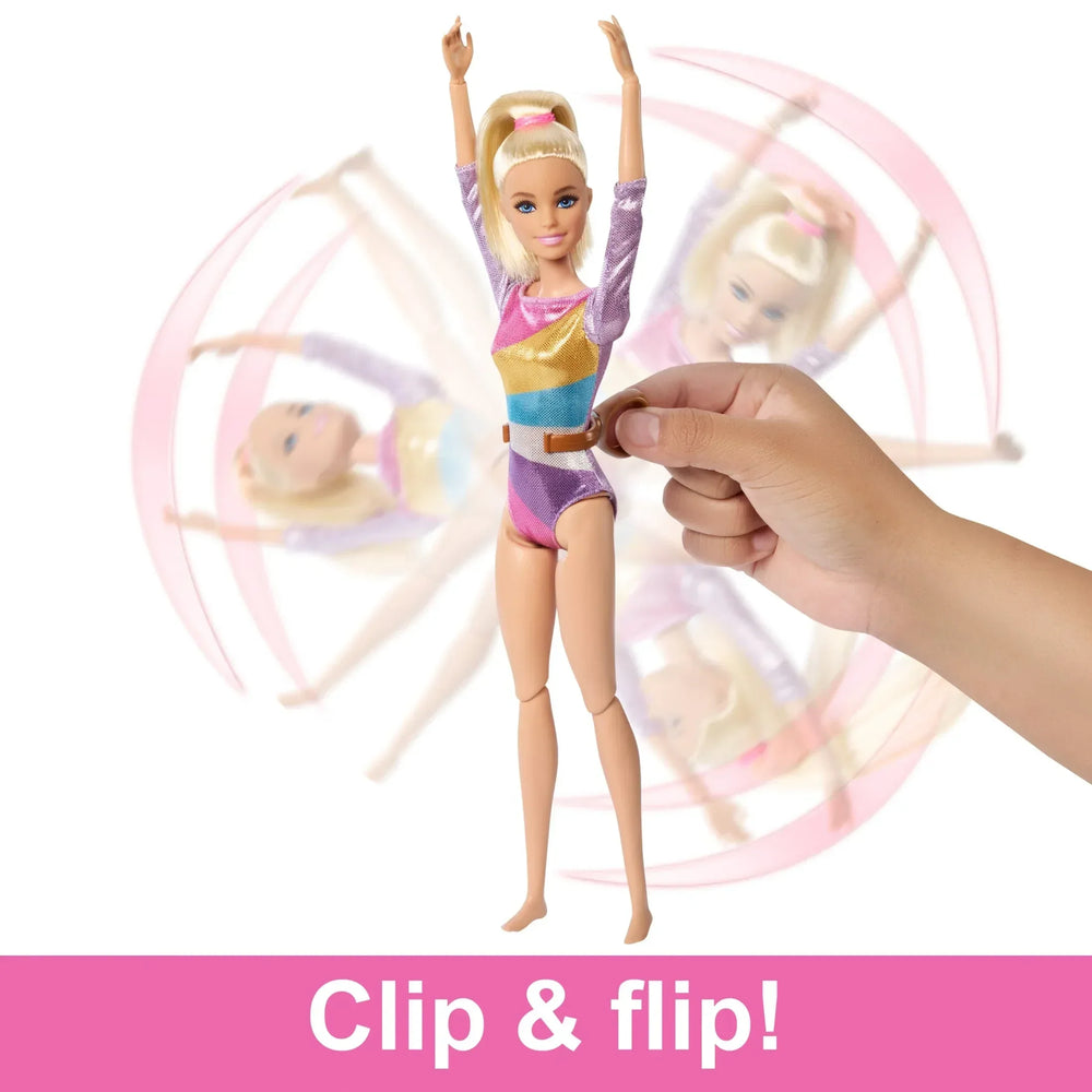 Barbie Gymnastics Playset with Blonde Fashion Doll, Balance Beam and Accessories, 3 Years & up - USA MEGA SHOP