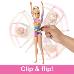Barbie Gymnastics Playset with Blonde Fashion Doll, Balance Beam and Accessories, 3 Years & up - USA MEGA SHOP