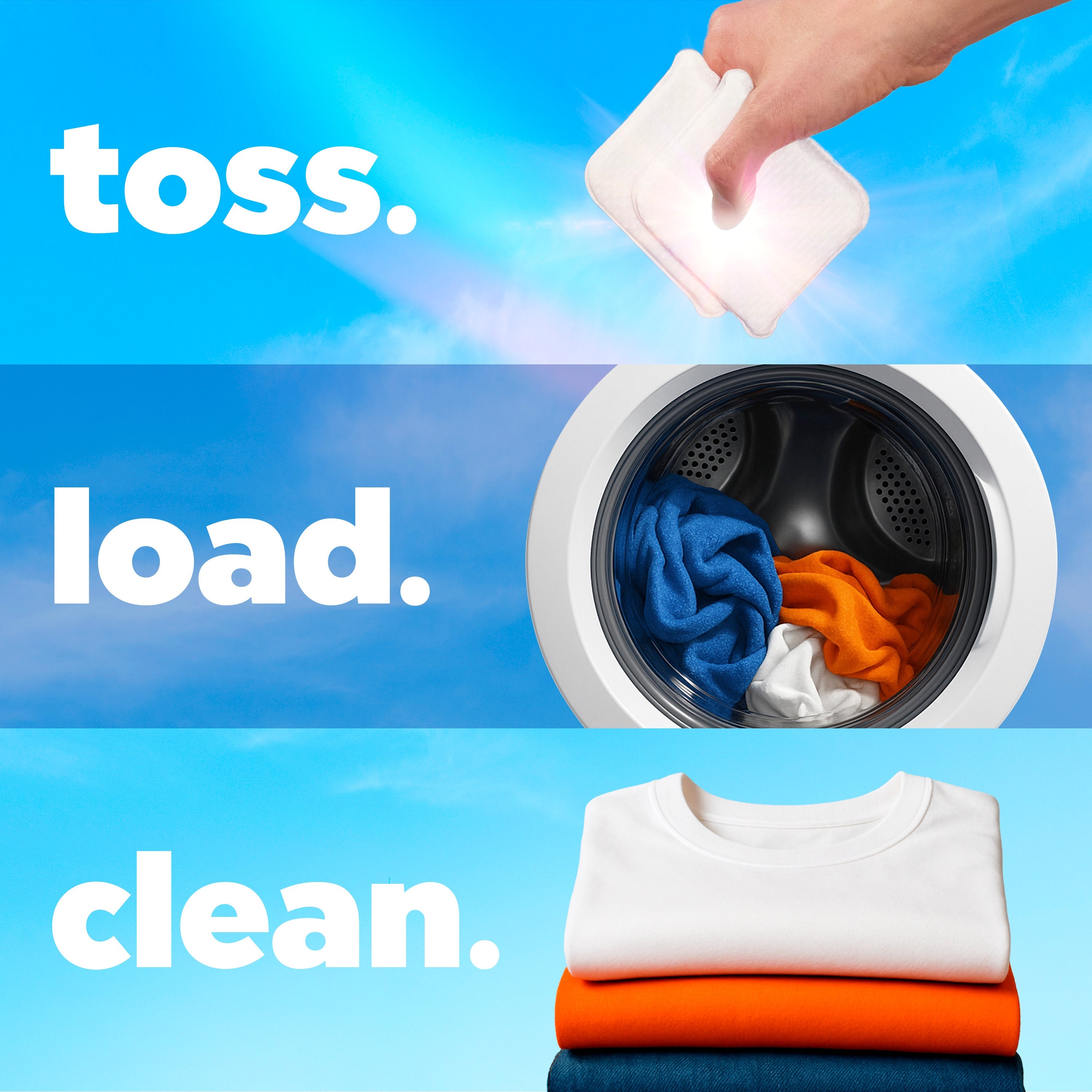 Tide Evo Laundry Detergent Tiles, 100% Concentrated, 6X Cleaning Power, Original Tide Scent, 16 Count