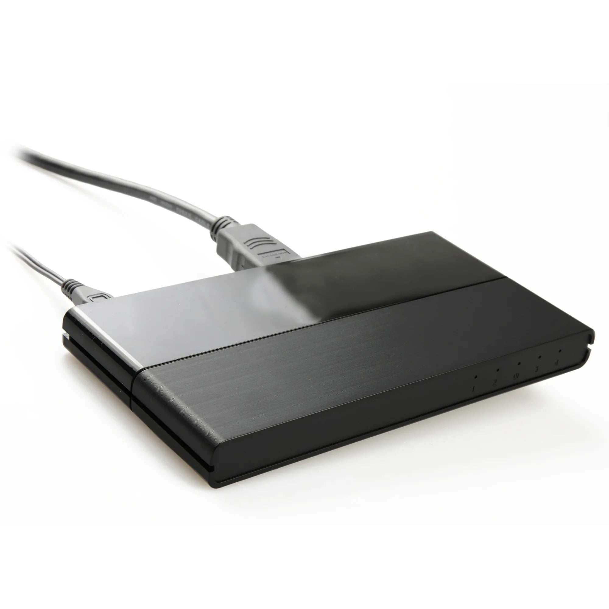 onn HDMI 4-Way Splitter, Black