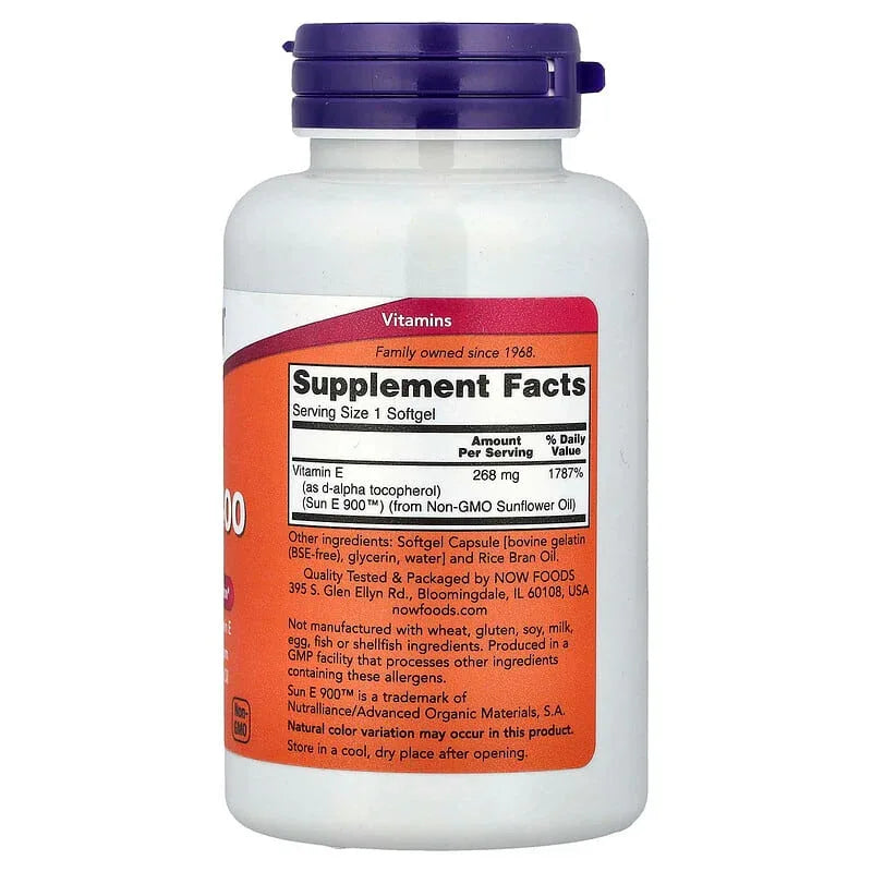 NOW Foods, Sun-E™ 400, 268 mg (400 IU), 60 Softgels