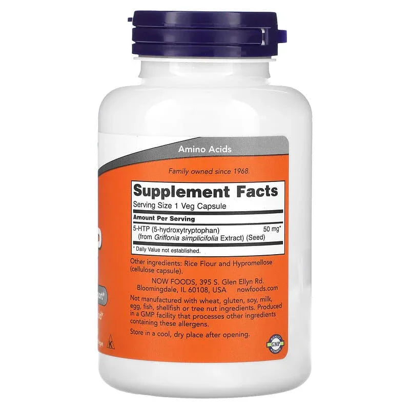 NOW Foods, 5-HTP - USA MEGA SHOP