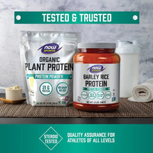 Plant protein powders set with organic protein pouch and protein jar