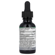 Licorice root fluid extract bottle back label with Supplement Facts and ingredients
