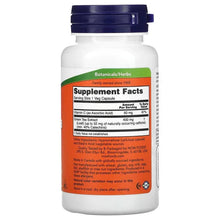 Green tea extract supplement bottle back Supplement Facts label