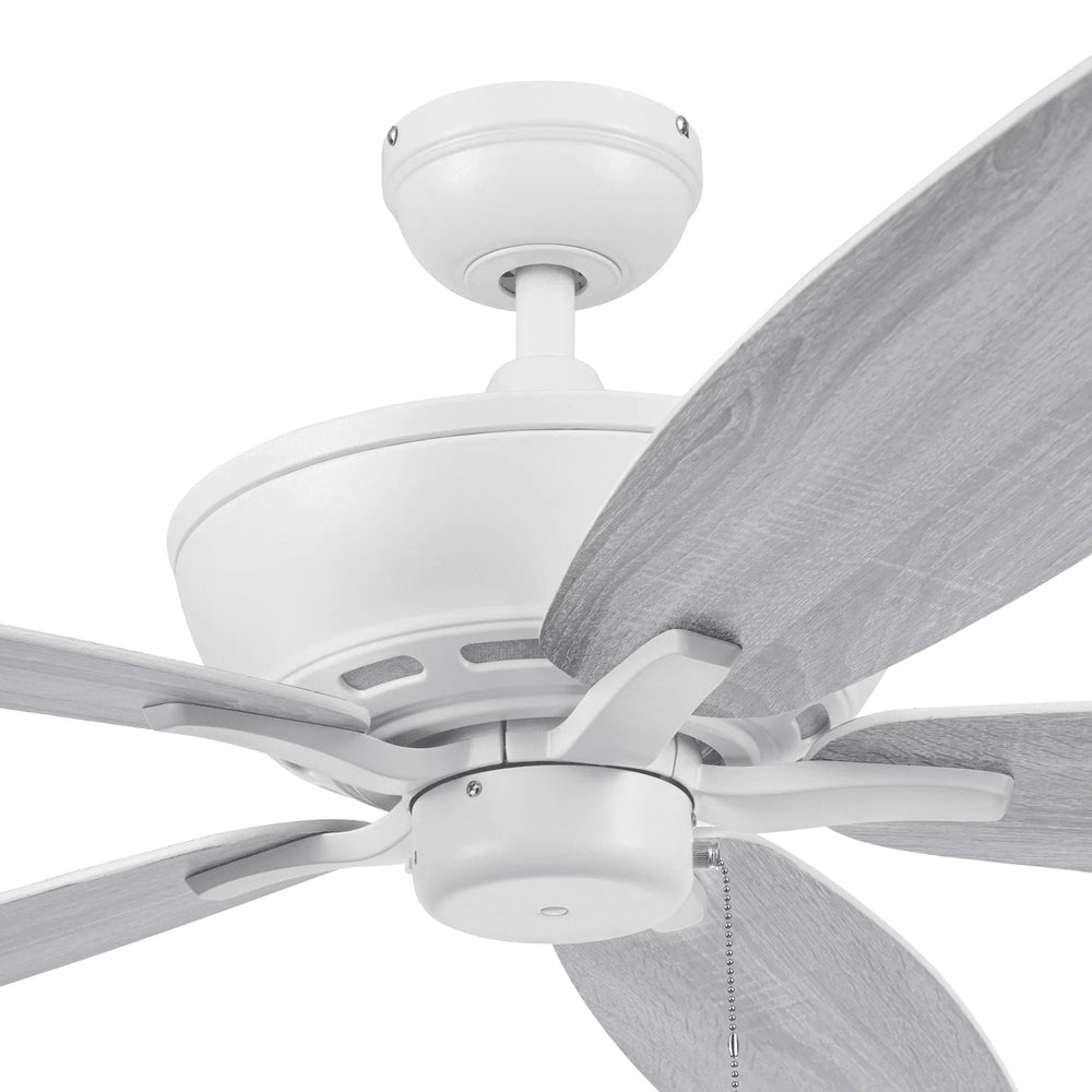 Mainstays 60in White Traditional Indoor Outdoor Ceiling Fan - USA MEGA SHOP