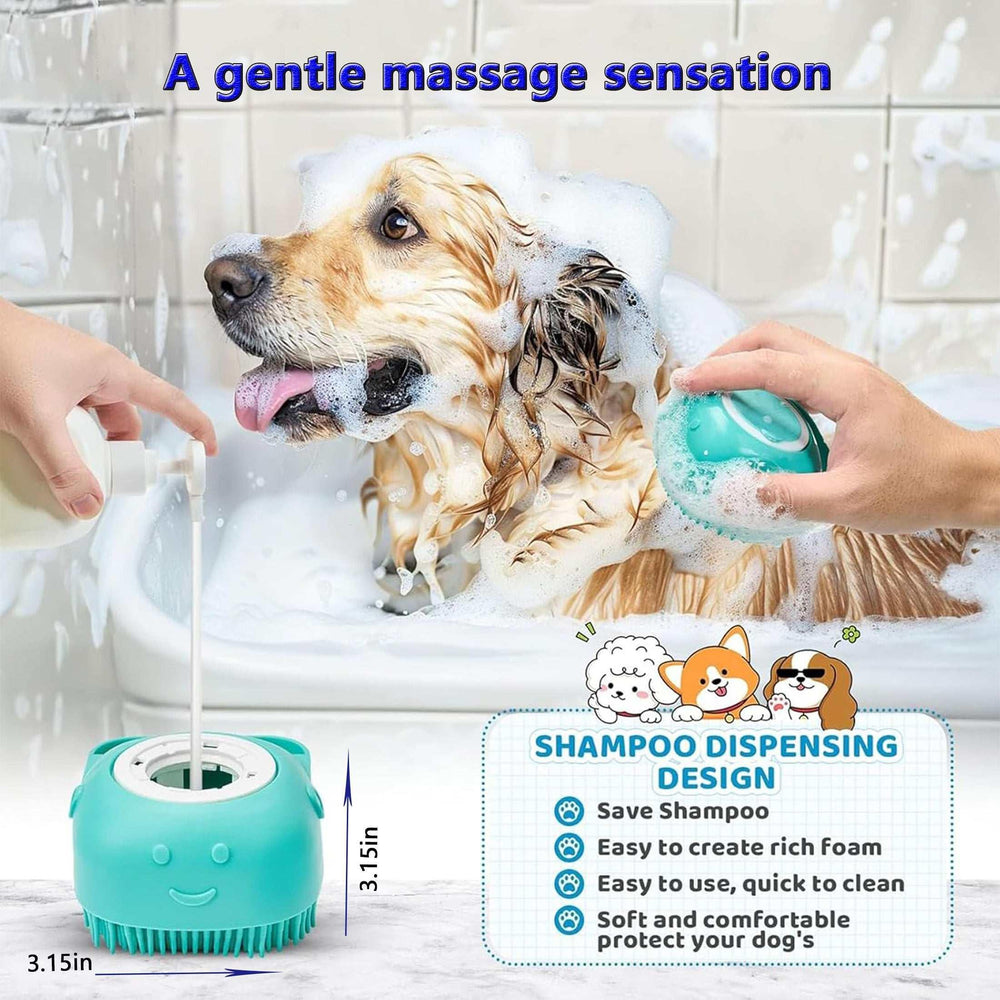 DXIMRX 7 Pcs Cat Dog Brush Grooming Kits, Best Combo Brush for Dogs Cats, Blue - USA MEGA SHOP