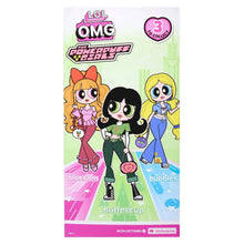 Collectible character doll display card for Powerpuff-themed Buttercup.
