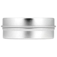 White balm container jar with screw-top lid