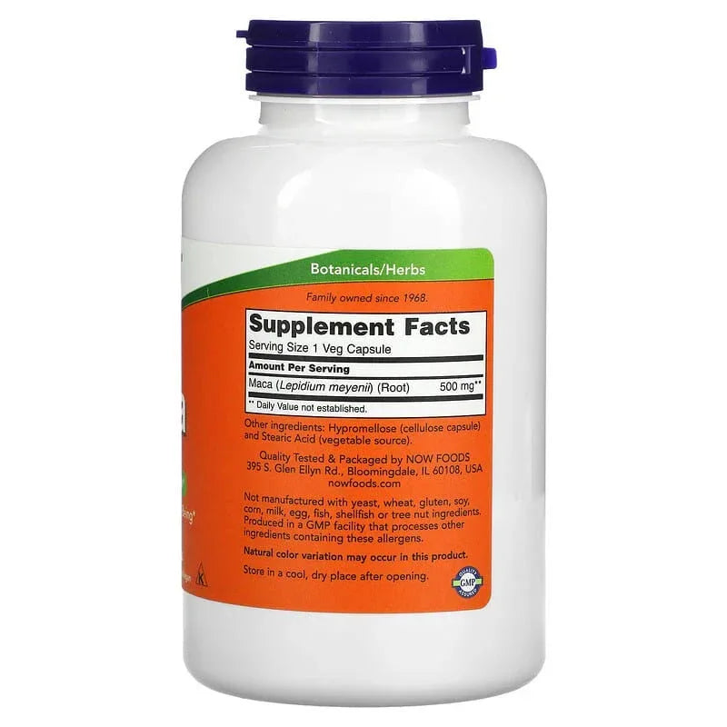 NOW Foods, Maca, 500 mg