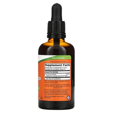 Pau D'Arco extract bottle with black dropper, Supplement Facts label