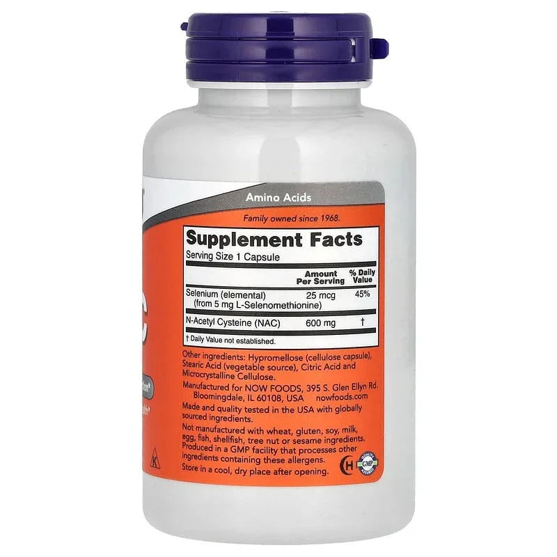 NOW Foods, NAC with Selenium - USA MEGA SHOP