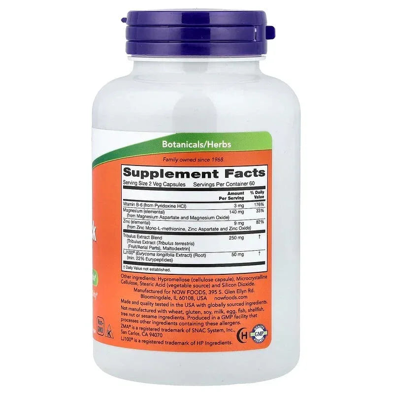 NOW Foods, TestoJack, Veg Capsules
