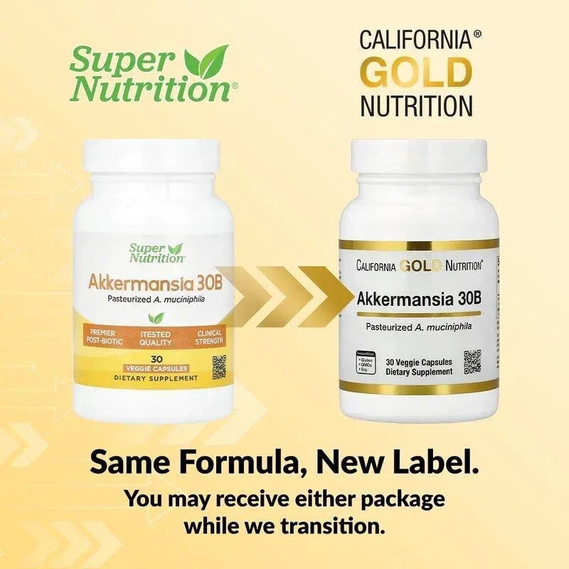 California Gold Nutrition, Akkermansia 30B, 60 Veggie Capsules