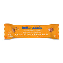 bettergoods caramel almond & sea salt nut bar wrapper, 1.4 oz (40 g)