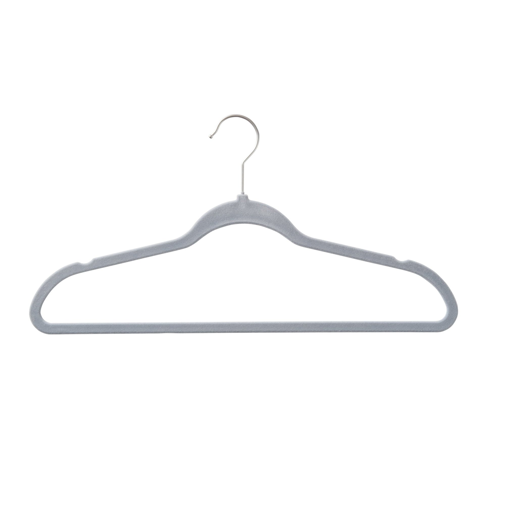 Better Homes & Gardens Velvet Adult Clothing Hangers, Beige, Non-Slip, Space Saving, 30 Count