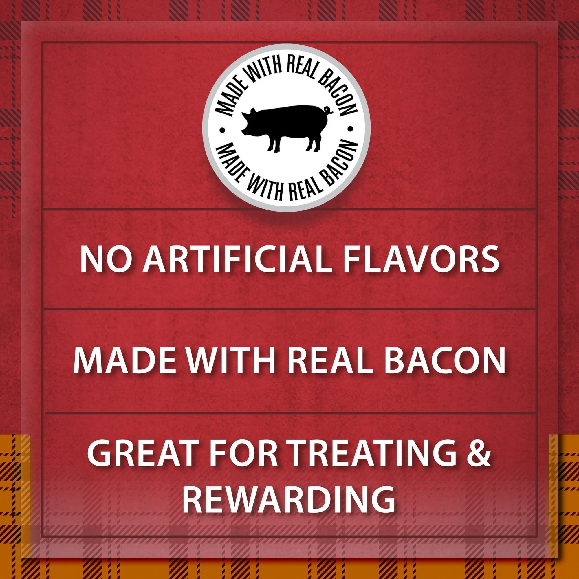 Ol'Roy Bark'n Bac'n Dog Treats with Real Bacon Chews, 25 oz Box (2 Count)