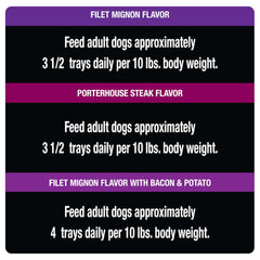 Cesar Steak Lovers Wet Dog Food Variety Pack, 3.5 Oz Trays (36 Pack)