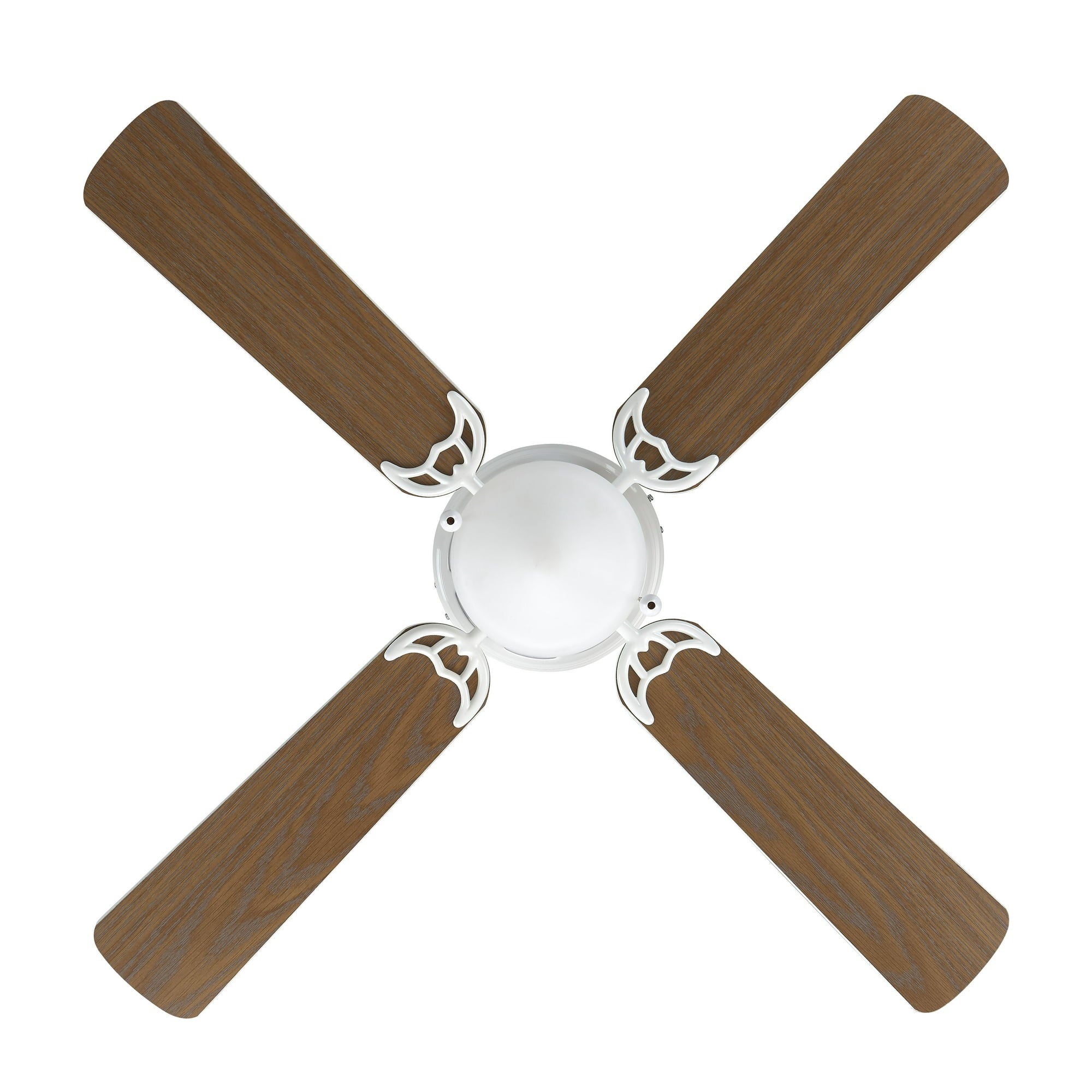 Mainstays 42 inch Hugger Indoor Ceiling Fan with Light Kit, Black, 4 Blades, Reverse Airflow
