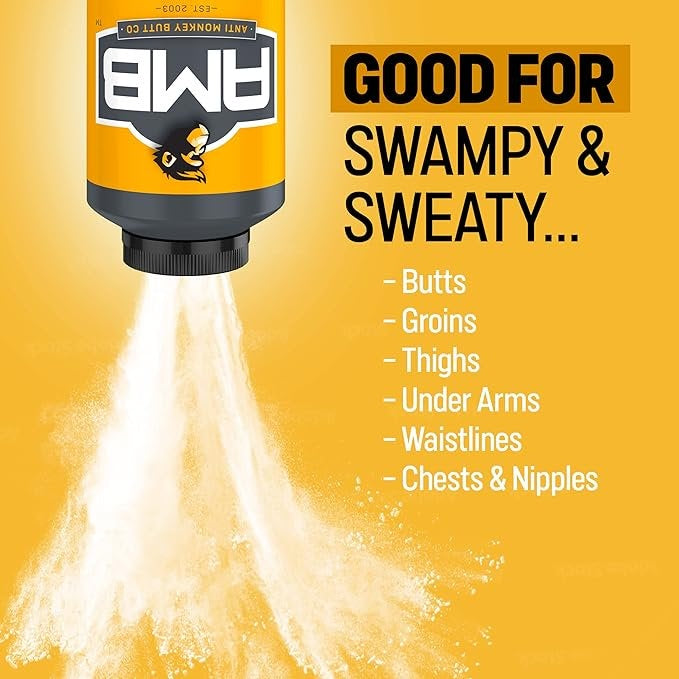 Anti Monkey Butt Powder – Talc-Free, Hypoallergenic, Anti-Itch, 2Pk, 16oz