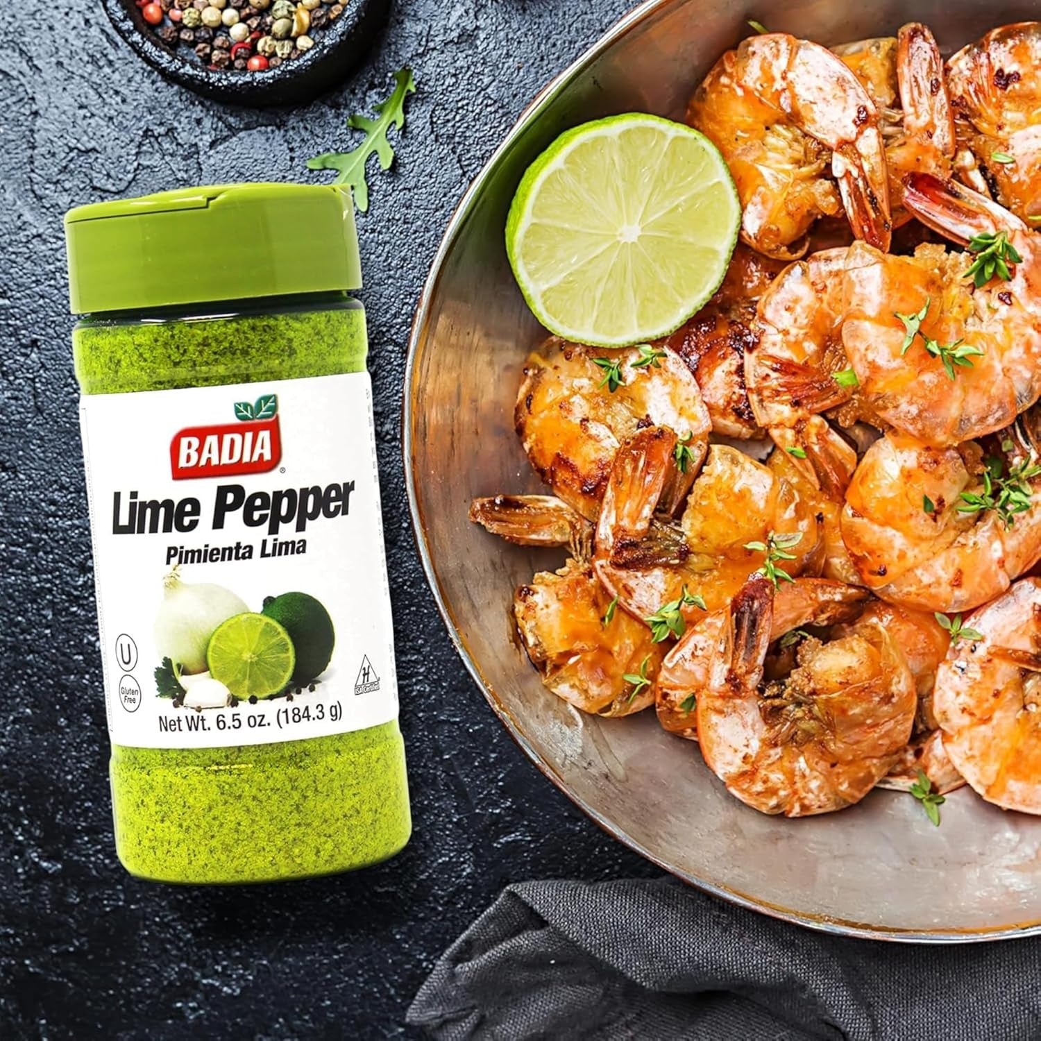Badia Lemon Pepper Seasoning, 24 oz - Pepper, Garlic & Onion, Zesty Citrus Blend for Chicken, Seafood & Vegetables