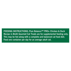 (12 pack) Pure Balance Pro+ Indoor Chicken & Duck Recipe in Broth, 1.4 oz