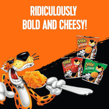 Cheetos Mac 'n Cheese cup multipack with text “Ridiculously bold and cheesy”.