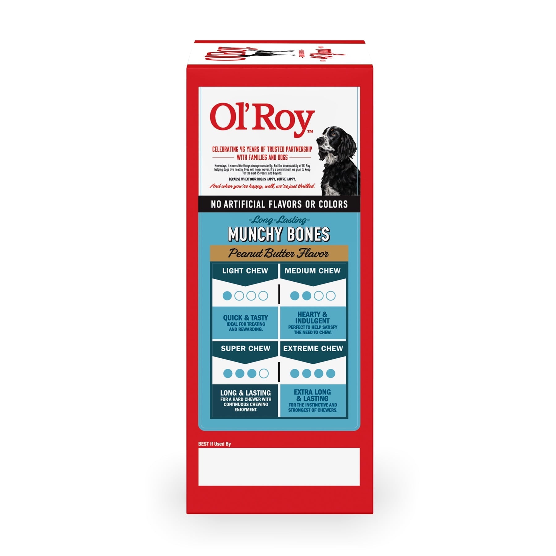 Ol' Roy Munchy Bone Dog Treats, Variety Pack, 60 oz, 21 Count