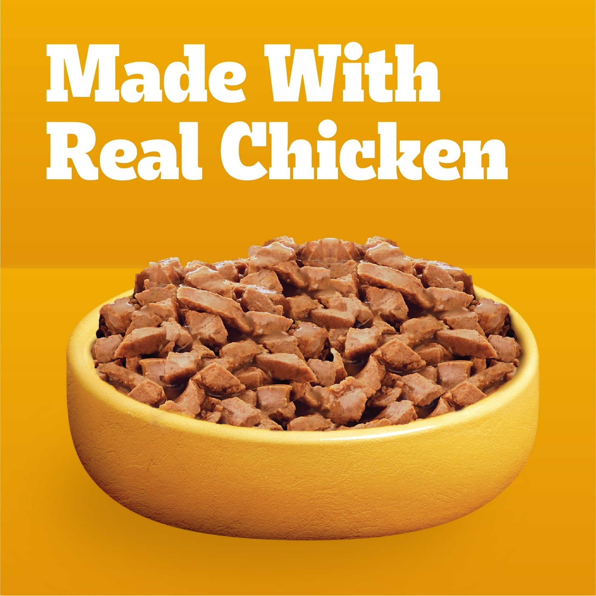 Pedigree Puppy Food Morsels in Sauce, Wet Dog Food, Chicken Flavor, 3.5 oz. Pouches, 16 Count