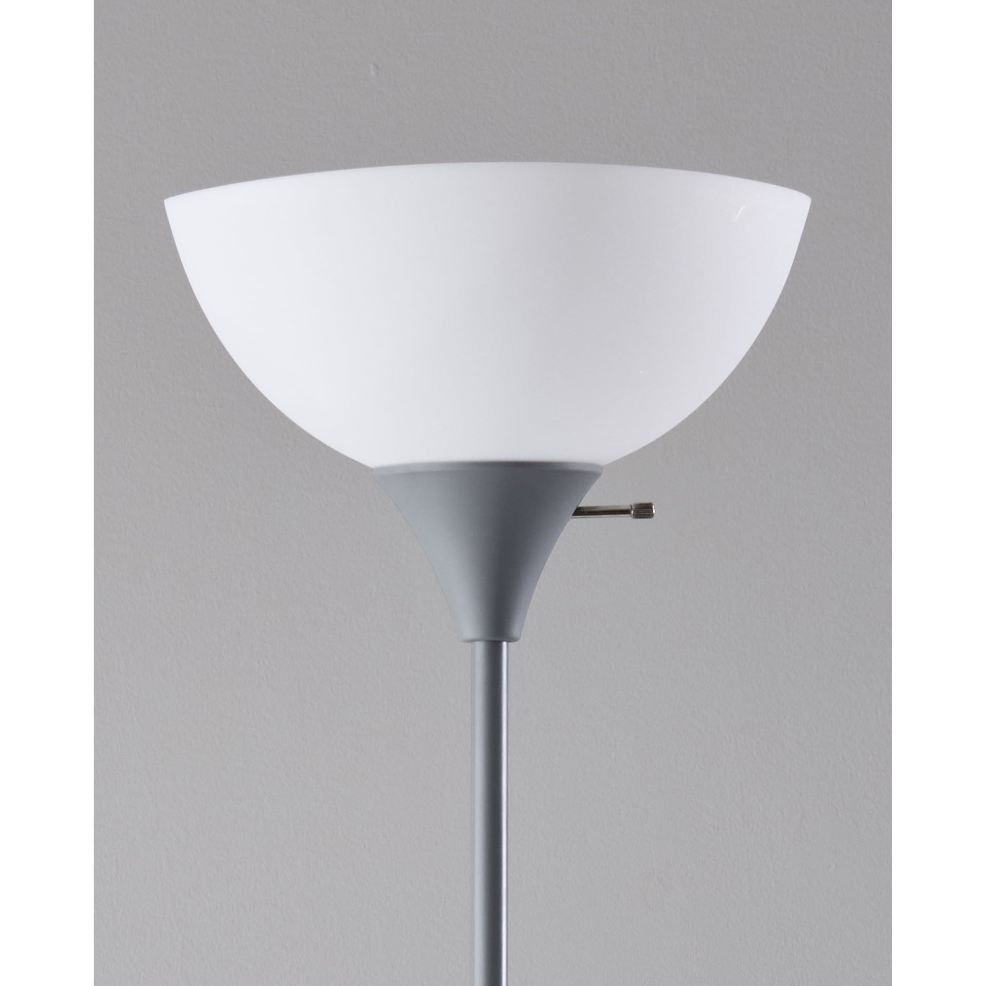 Mainstays 72" Black Combo Floor Lamp with Modern Reading Lamp