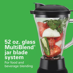 Hamilton Beach Kitchen System 3-in-1 Blender with 52oz Food Processor Glass