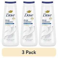 Dove Moisturizing Liquid Body Wash Cleanser for Women Deep Moisture, 20 oz