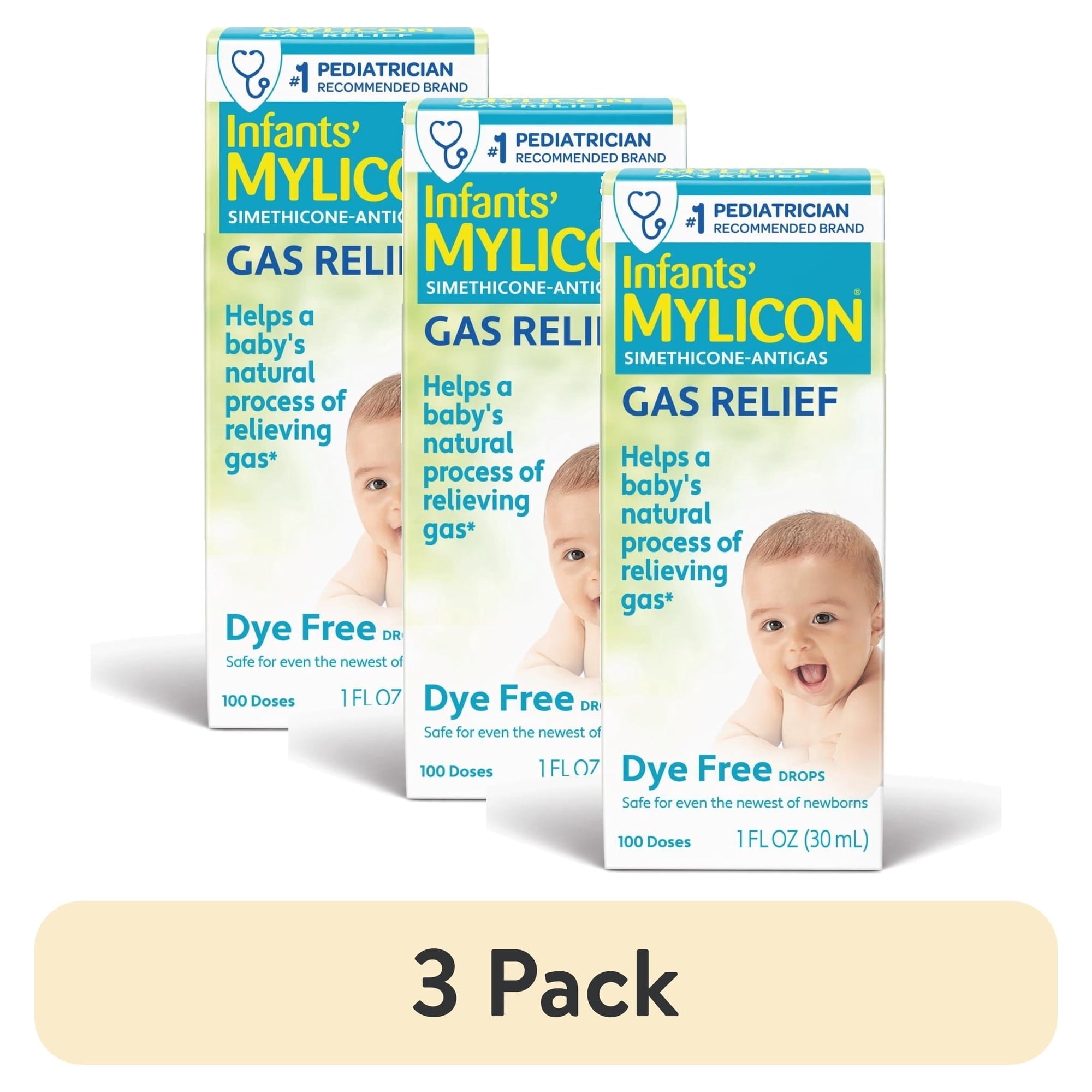 Infants' Mylicon Gas Relief Drops, Dye Free, 1.0oz