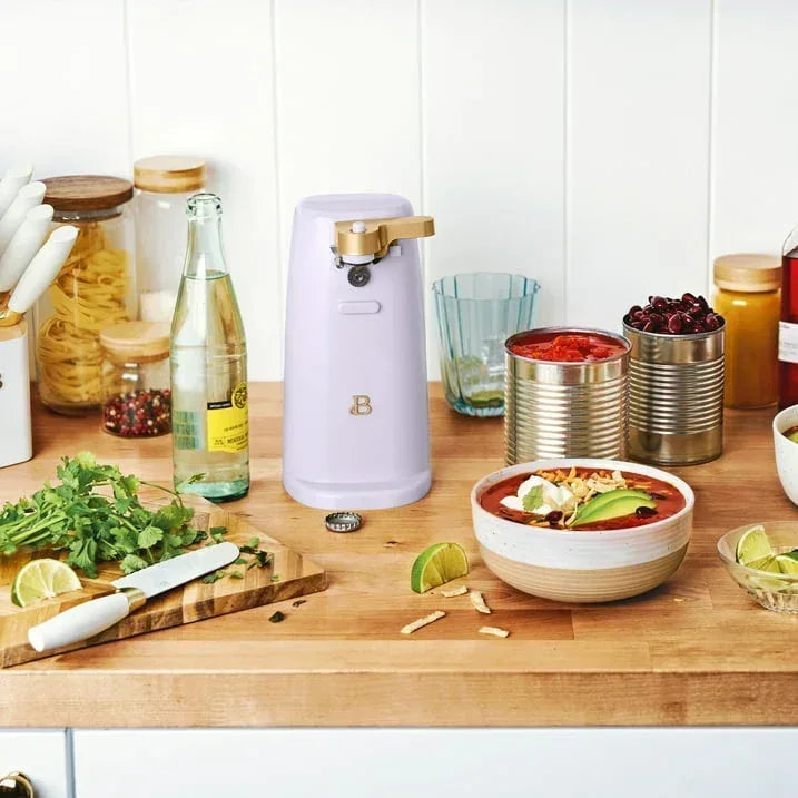 Beautiful Easy-Prep Electric Can Opener, White Icing by Drew Barrymore