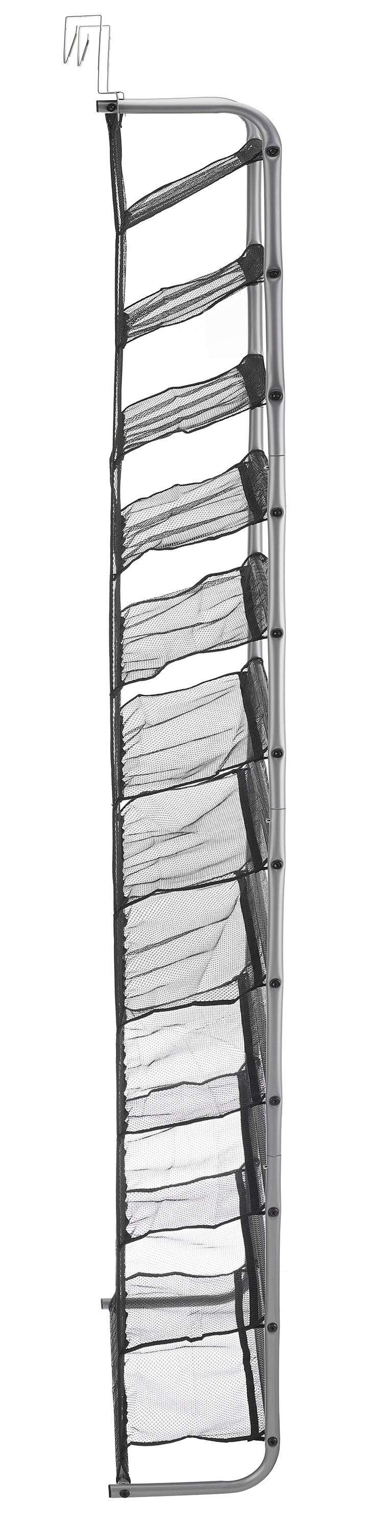 Mainstays Over-the-Door Hanging Shoe Rack, Fits up to 36 pairs, Space Saving, Mesh Lined Tear Resistant