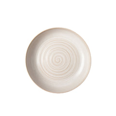 (2 pack) Better Homes & Gardens-Collins Cream Stoneware Round Dinner Bowl