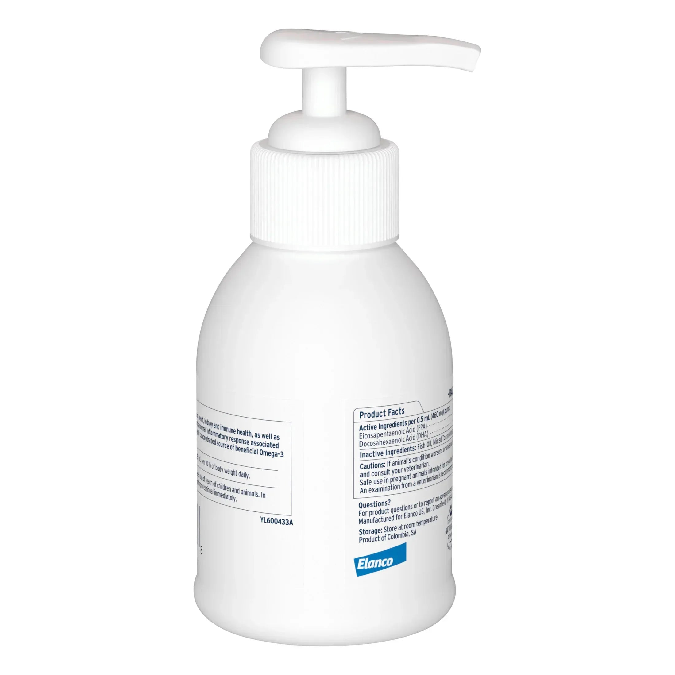 Pet Protect Cat & Small Dog Omega-3 Supplement, Free Form Blend, Liquid Pump, 4-oz.